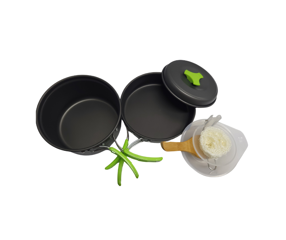 30-Piece Camping Cookware Mess Kit
