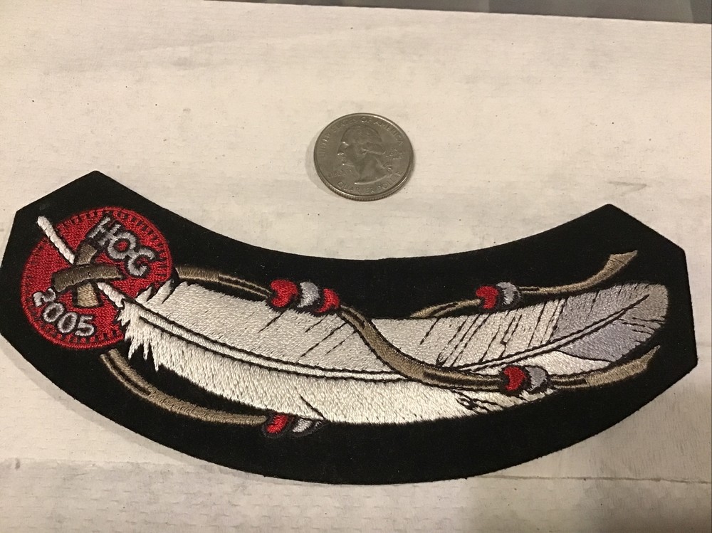 HARLEY OWNERS GROUP HOG Membership ROCKER PATCH 2005.