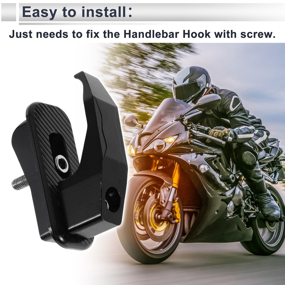 Alluper Alloy Motorcycle Hanging Hook for Mini Rectangular