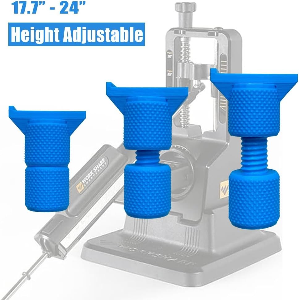 Support for Work Sharp Precision Adjust Telescoping Vice, common, Blue