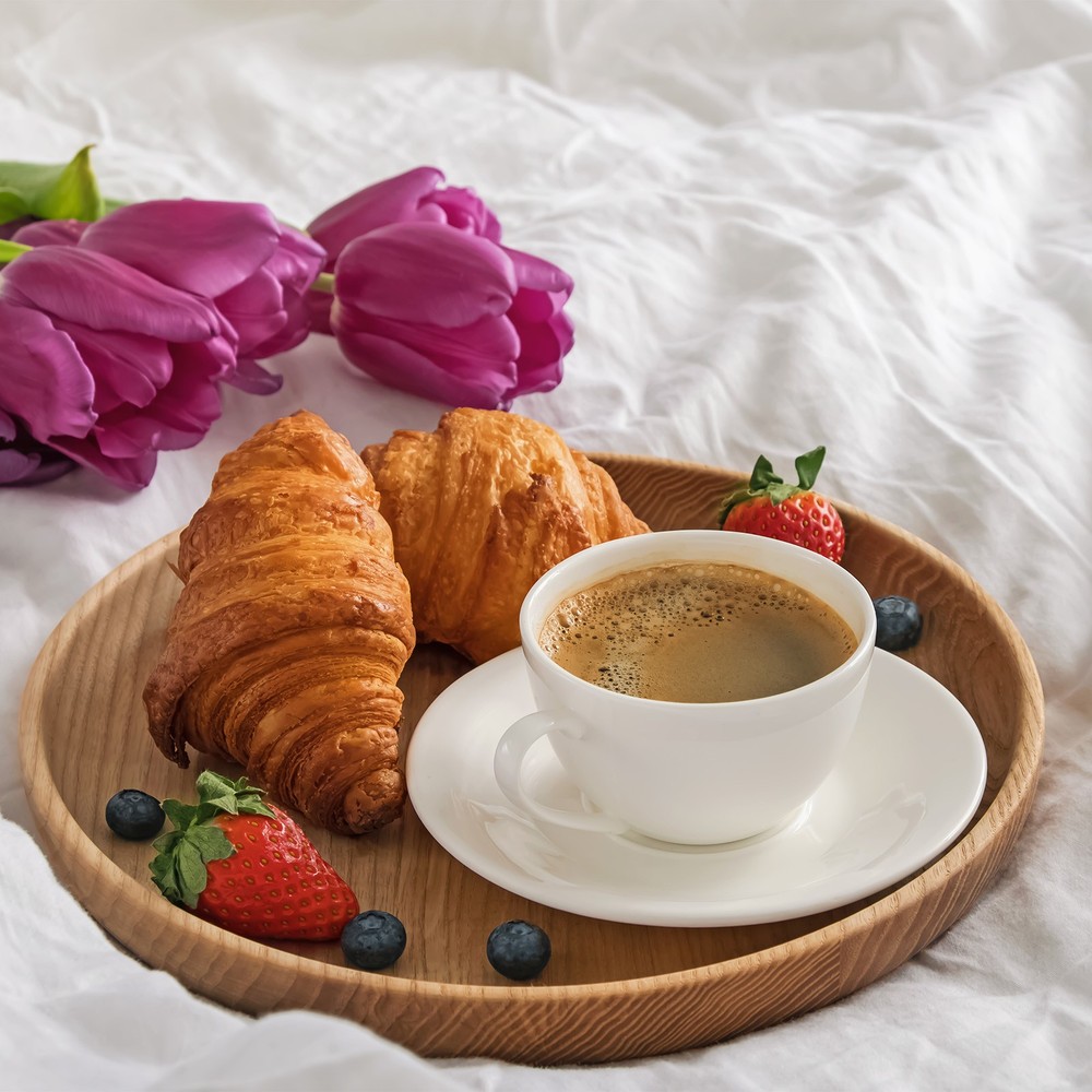 Wood Serving Tray 12"x8" Outer Base Rectangular Decorative Platter Black