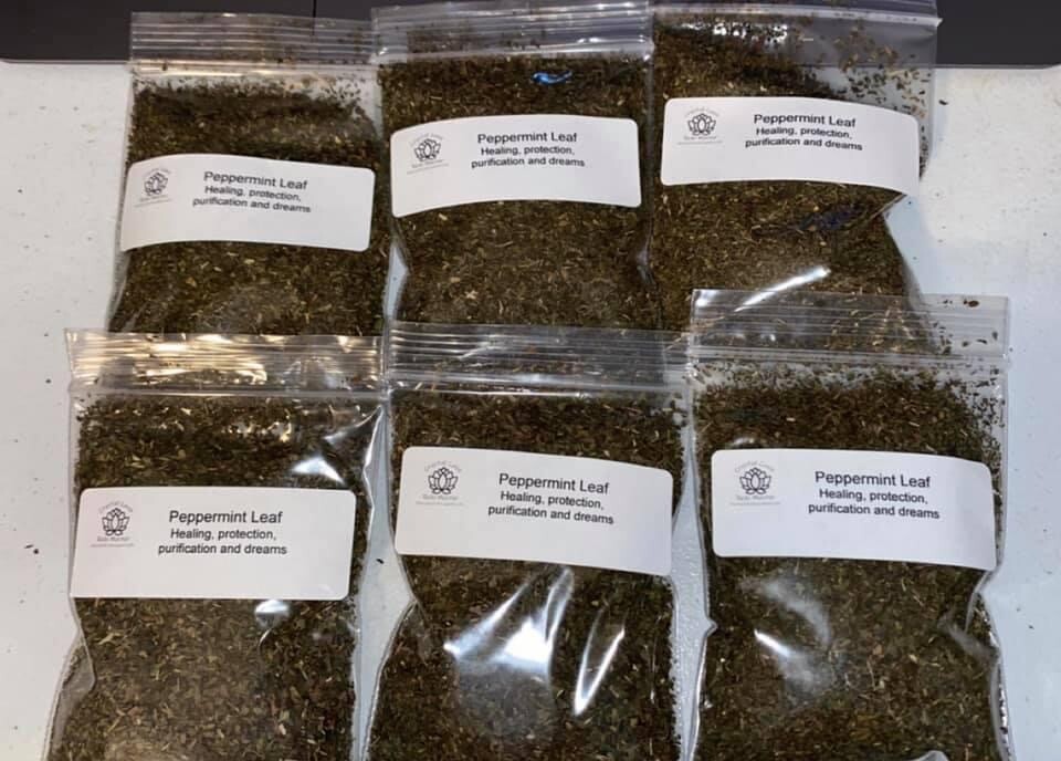 peppermint leaves .5oz