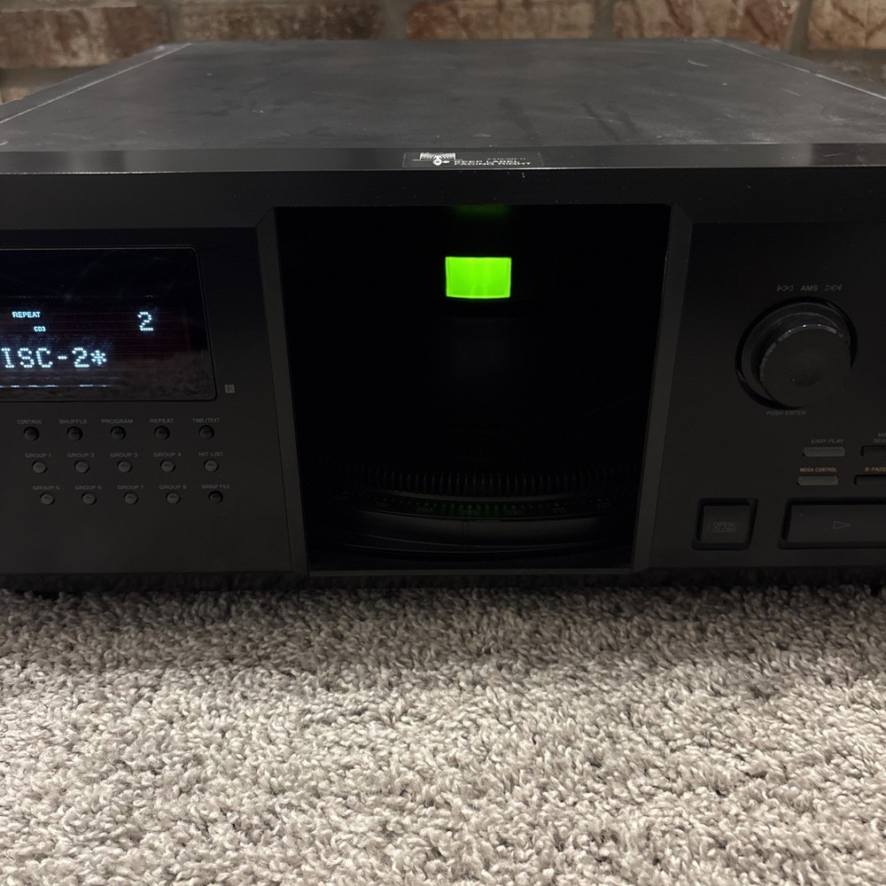 Sony CDP-CX355 300 Disc Mega Storage CD Changer Player Powers On “TABLE ERROR”