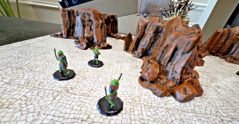 Huge Caverns Scatter Set FULLY PAINTED D&D Pathfinder Warhammer 40K
