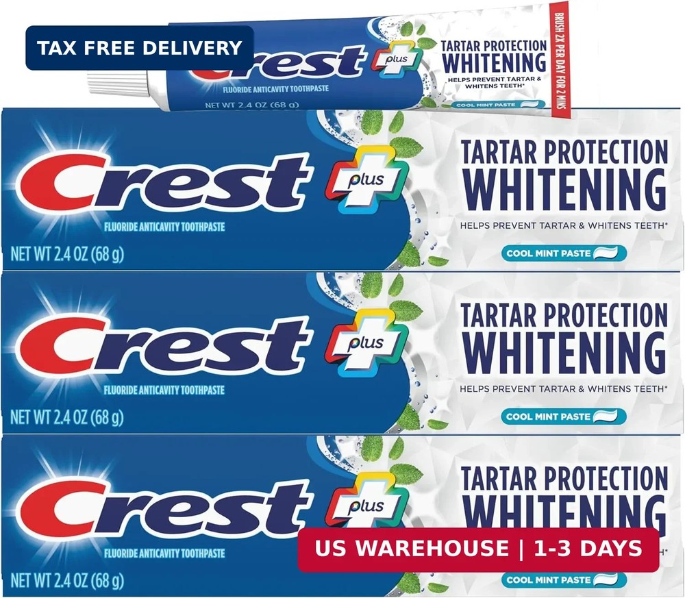 Tartar Protection & Anticavity Toothpaste with Fluoride, Regular Paste, 2.4Oz (P