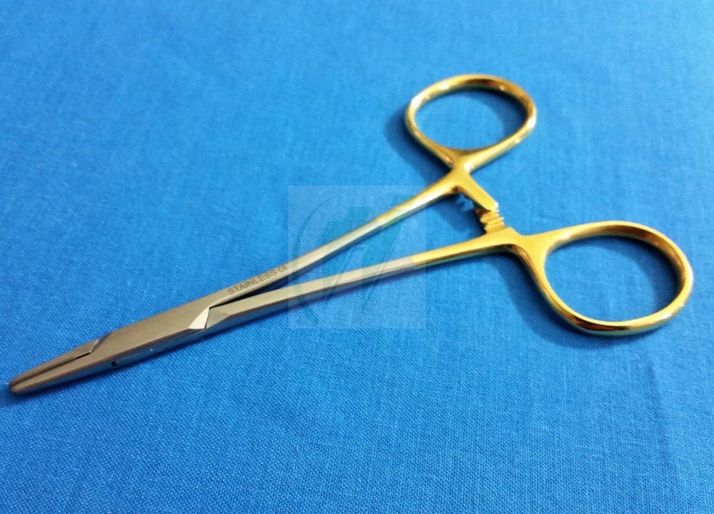 T/C Professional GRADE WEBSTER NEEDLE HOLDER DRIVER 5" SMOOTH PLAIN JAWS