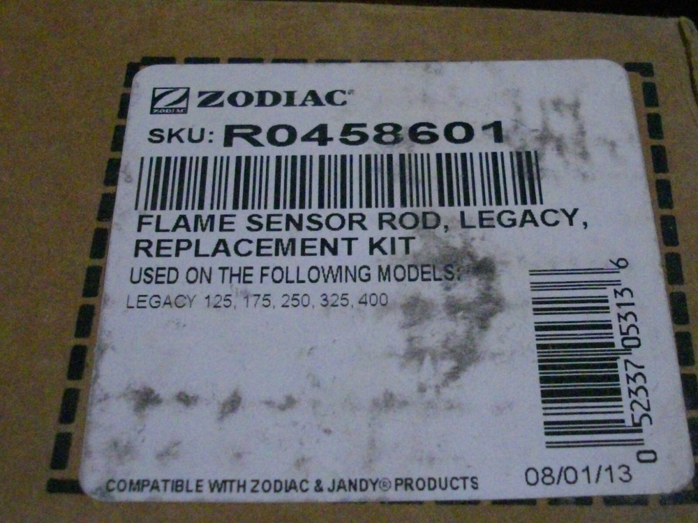 Jandy Zodiac R0458601 Flame Sensor Rod for Legacy NIB