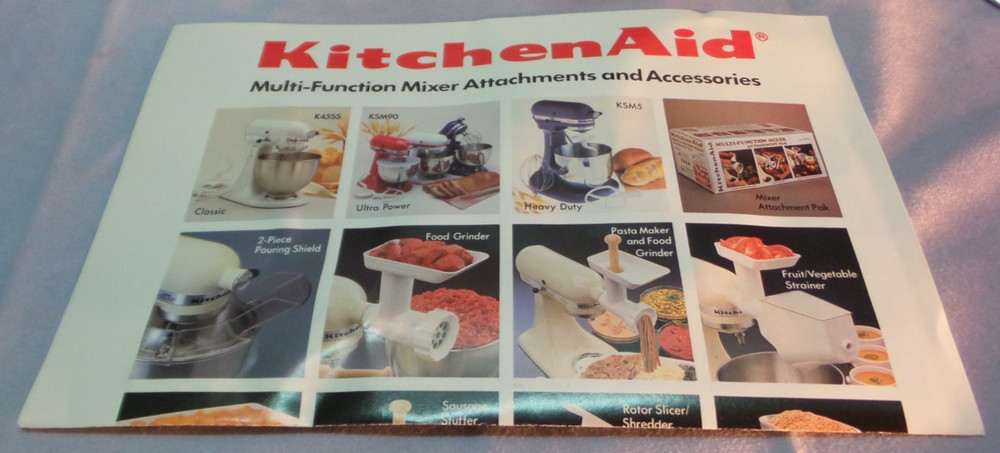 KitchenAid Rotor Slicer/Shredder Attachment, model RVS-A (READ DESCRIPTION)