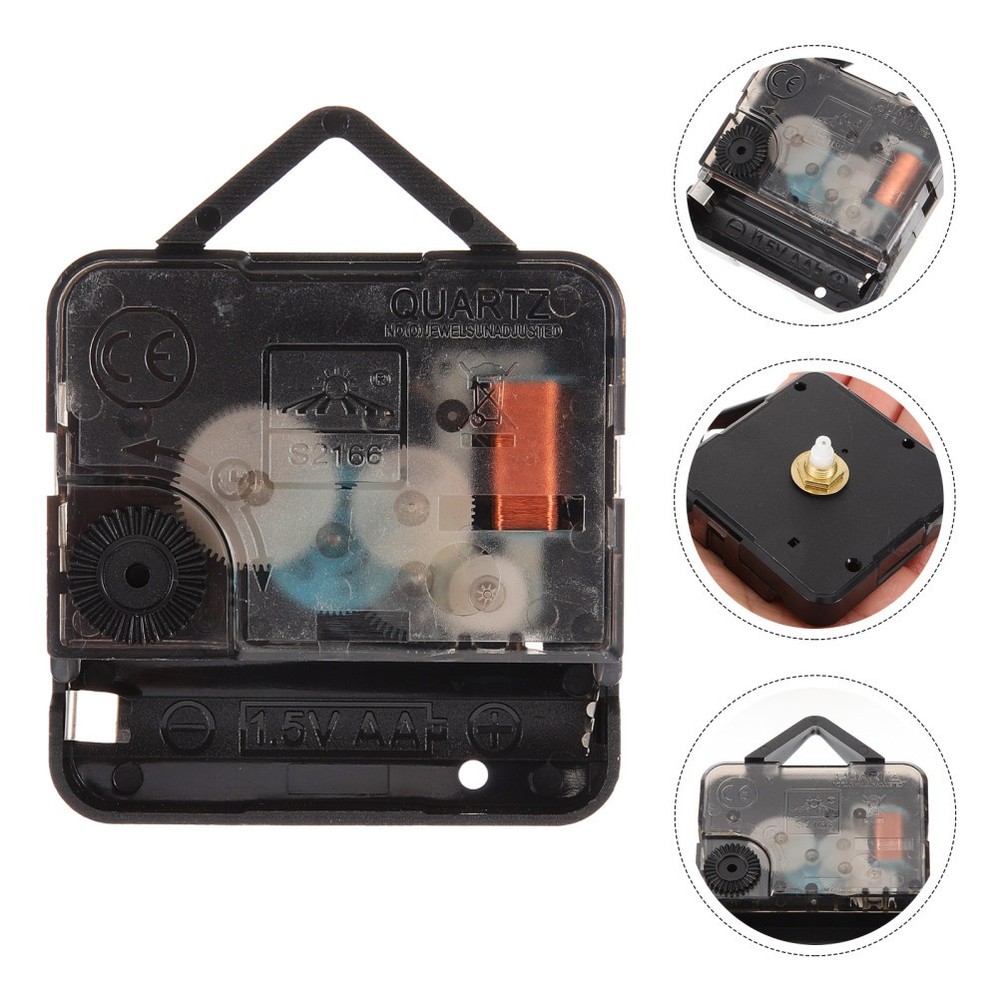 Pendulum Clock Mechanism Replacement Black Quartz Wall Clock Movement Part