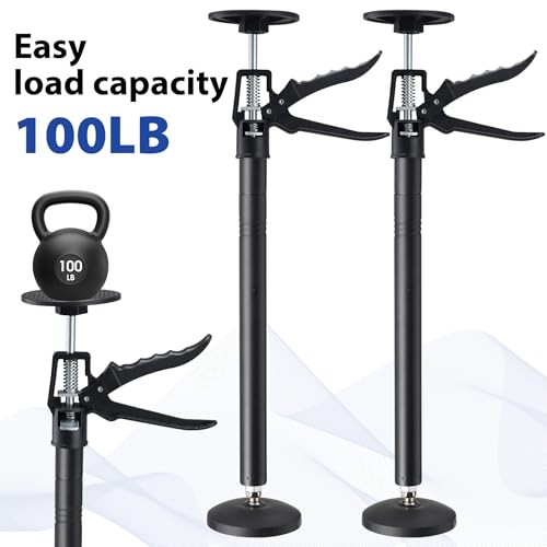 2Pack Cabinet Jacks for Installing cabinets,Adjustable Support Pole 12-23 Inch