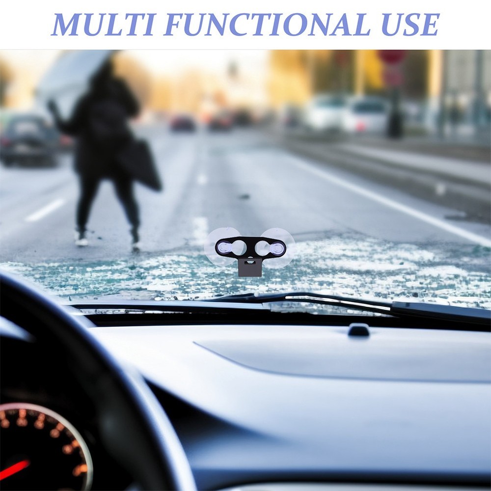 2 Pcs Car Mounting Bracket for Radar Dashboard Holder Windshield Suction