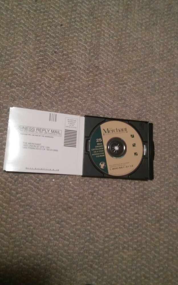 001 VTG The Merchant 1994 Mail Order Cataloges CD-ROM Interactive