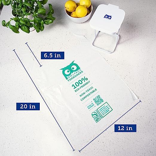 Owlpack Yucksacks Compostable 2 gal Bags - 30 count