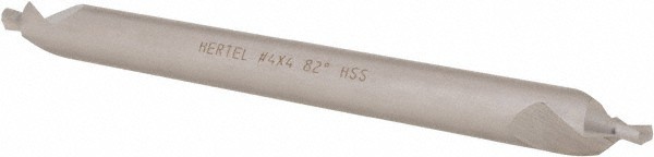 Hertel #4 Plain Cut 82? Incl Angle High Speed Steel Combo Drill & Countersink...