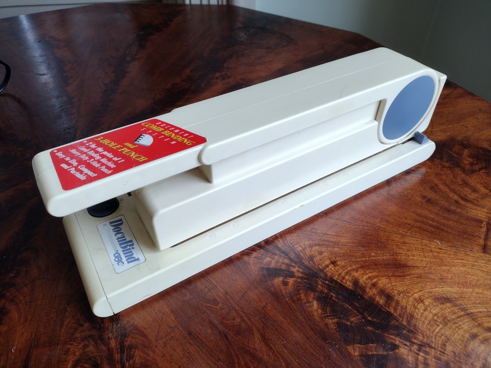 GBC DocuBind Punching & Binding System Heavy Duty 3 Hole Punch document binder