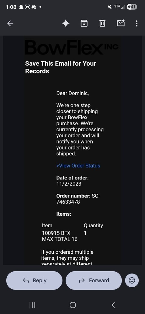 Bowflex max Total 16