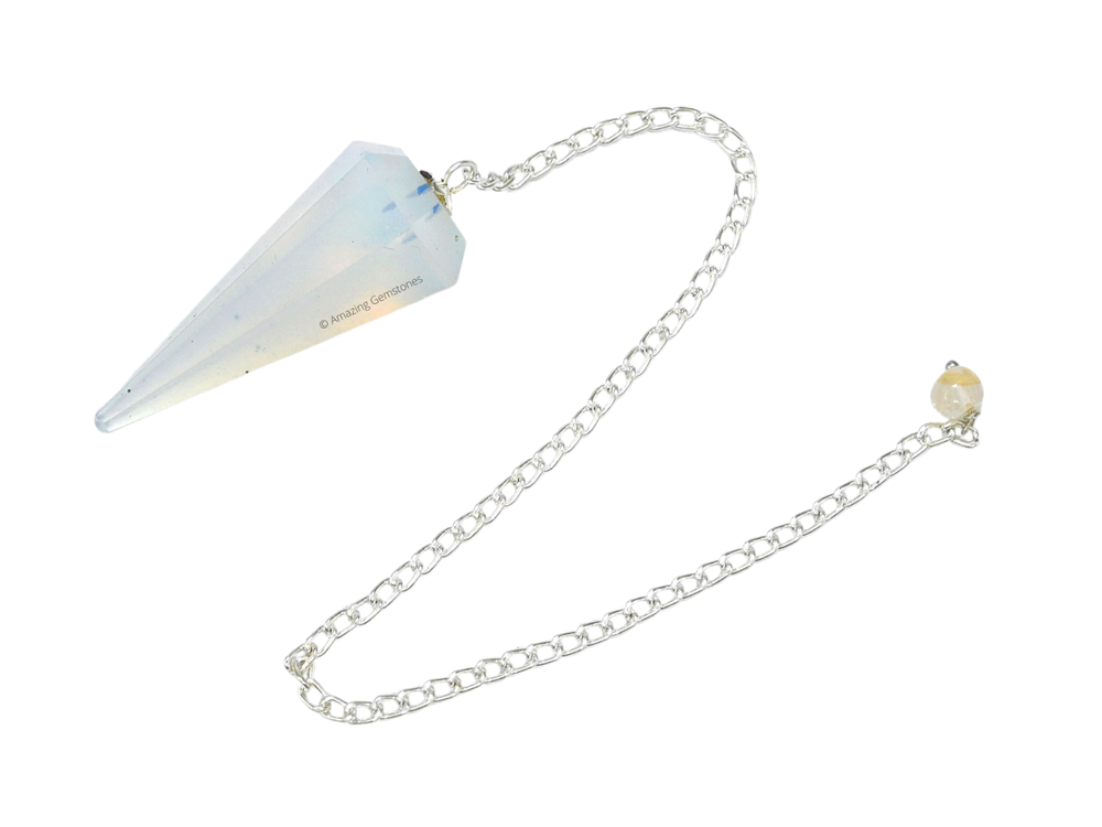 Opalite Dowsing Crystal Pendulum