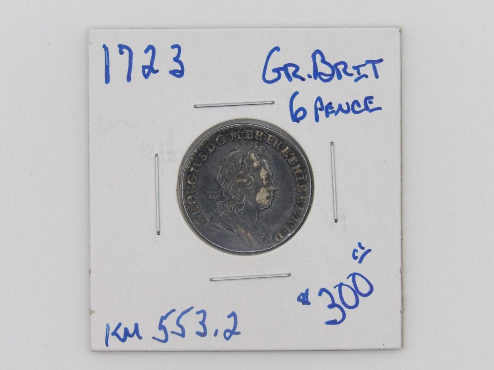 Great Britain 1723 6 Pence
