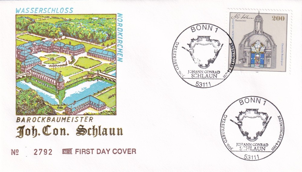 ⭐ 1995 Bonn Germany - First Day cover FDC - Ersttagsbrief ⭐ E503