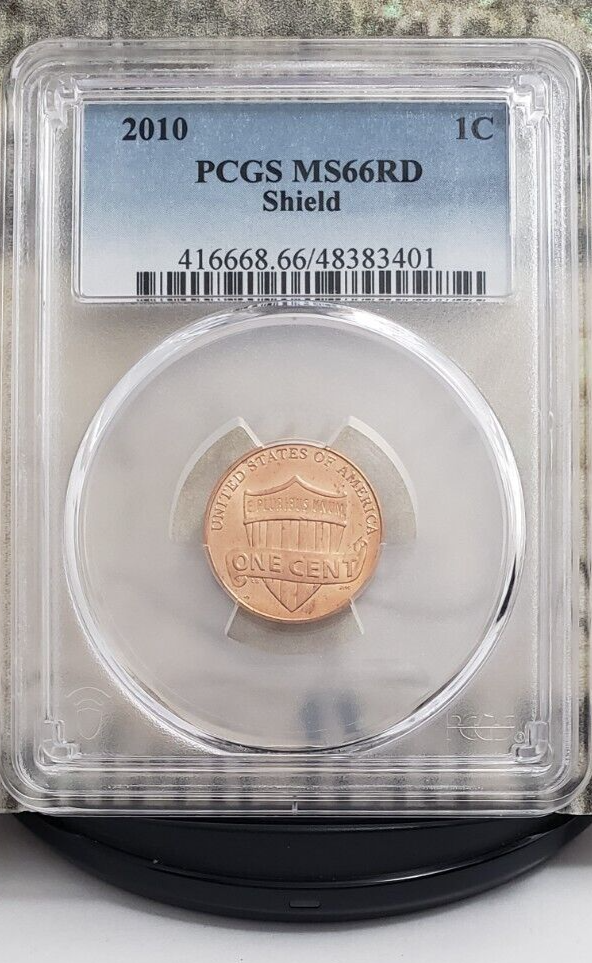 2010-P Lincoln Shield Cent - PCGS MS66RD - Fresh from Grading - Nice!!!