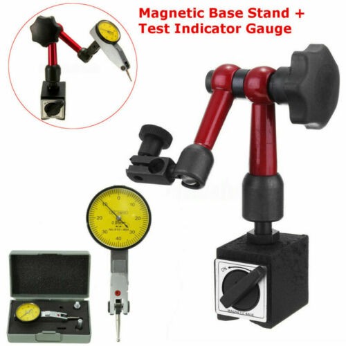 Leverage Dial Indicator Magnetic Base Micrometer Measuring Tools Indicators