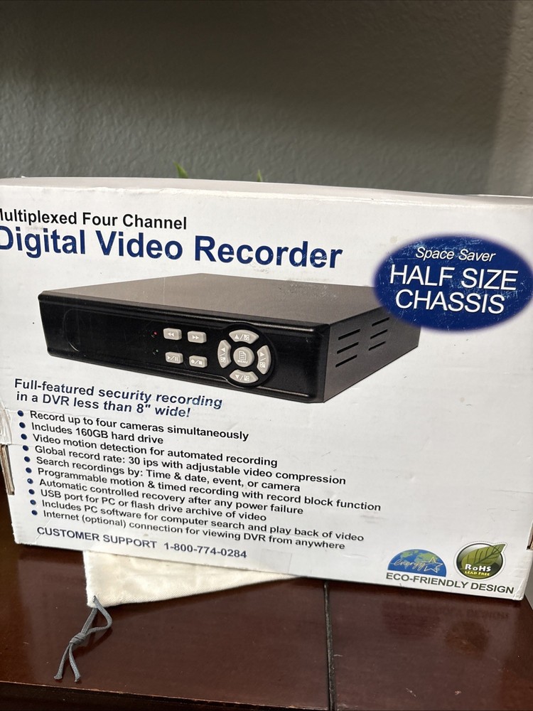 Security Labs SLD245 DVR Digital Video Recorder 4CH DVR