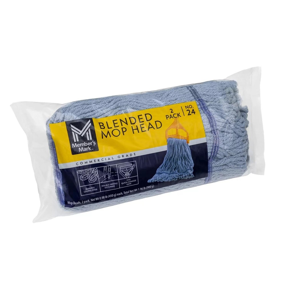 Member's Mark #24 Blended Mop Head, 2 Pack