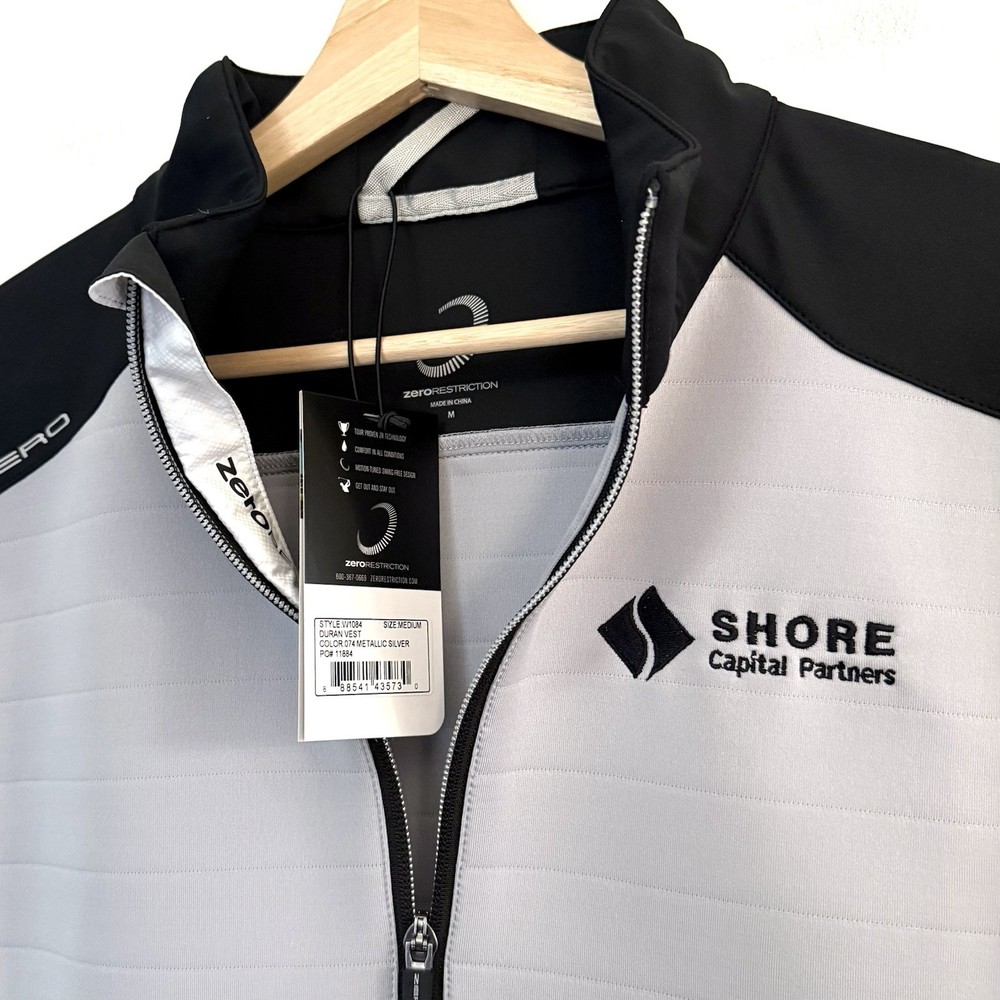 NWT Zero Restriction Duran Performance Half-Zip Golf Vest W1094 – Medium