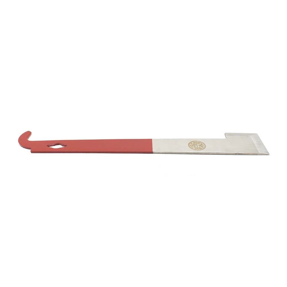 Plastic Handle 10-1/2" Long Stainless Steel Hive Tool One Sharp End, One Hook