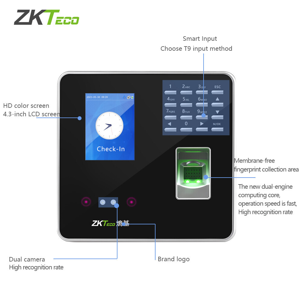 ZKTeco FA200 TCP/IP Face Time Attendance And Access Control Fingerprint Reader