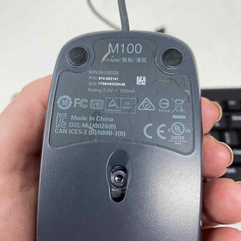 Logitech Wireless Keyboard K270 & Wired Mouse M100