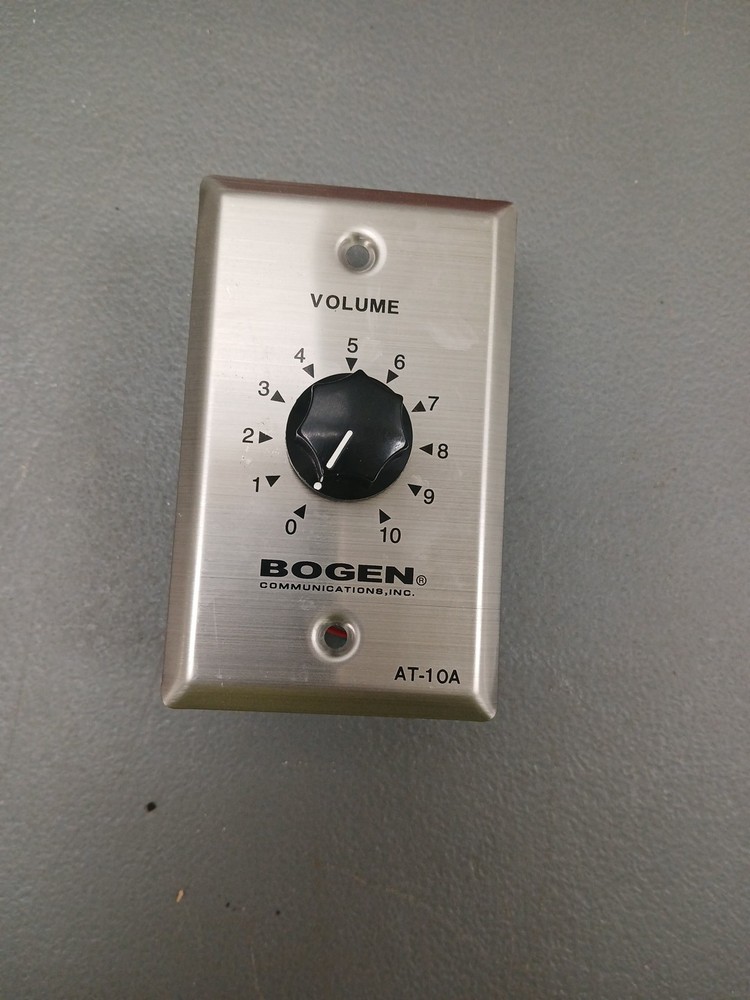 BOGEN COMMUNICATIONS AT-10A ATTENUATOR NO BOX ECS