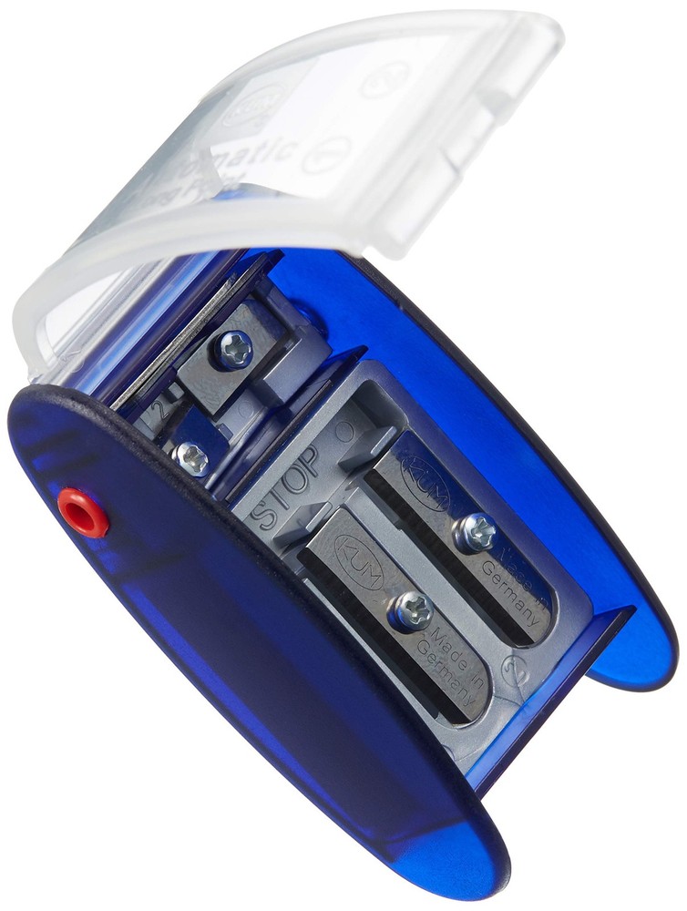 AS2M (1053121), Long Point Sharpener, sharpens in 2 steps; 2 1-Pack, Silver