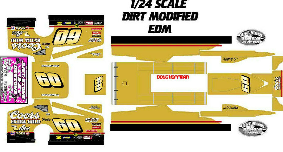 EDM MUDBOSS DIRT MODIFIED 1X24 SCALE doug hoffman 60 over THEME WRAP