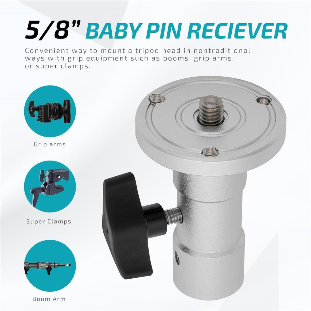 Flashpoint Baby Ball Head Adapter #LS-BBHA