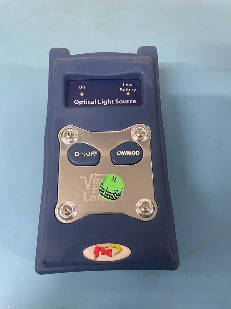 FIS OF1000UF VFL Visual Fault Locator/Optical Light Source *AS-IS*
