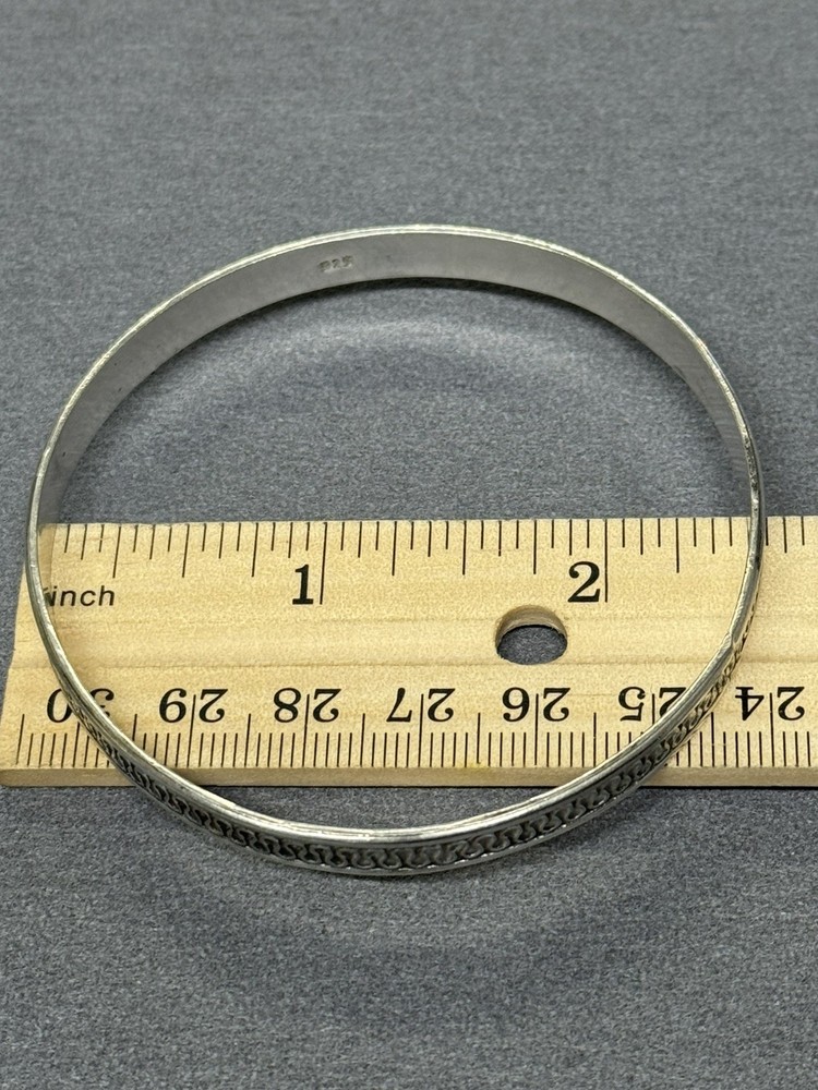 Sterling Silver Solid Indian size 2.8 Bangles
