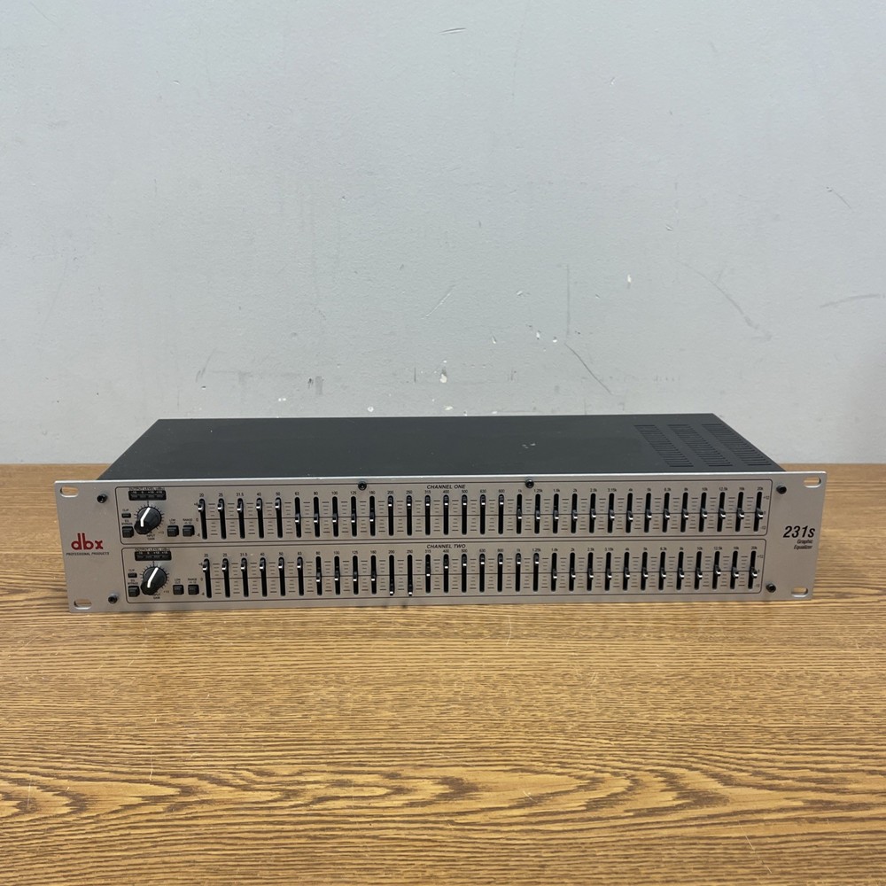 DBX 231s DBX231SV 2-Channel Graphic Equalizer
