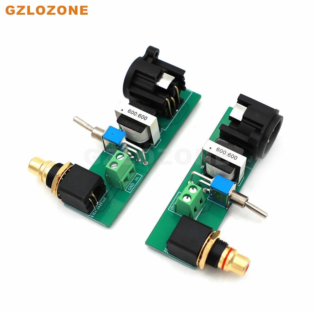 One Pair Unbalanced To Balanced XLR Output Board -Passive Conversion (B6-46)