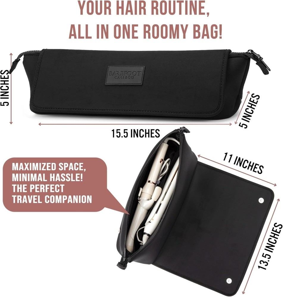 Heat Resistant Flat Iron Holder & Organizer