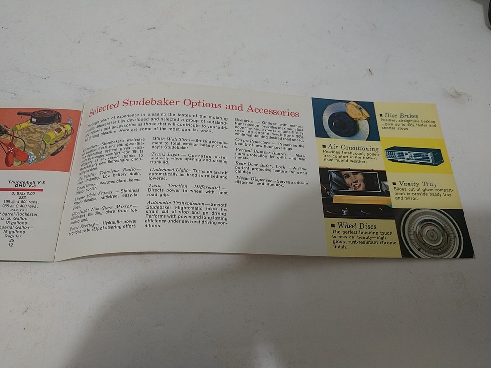 Studebaker Sales Brochure 1957 And 1966
