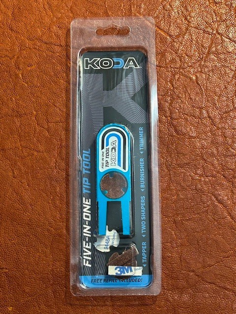 KODA Ultimate 5 in 1 Tip Tool BLUE. Pool Cue Care.