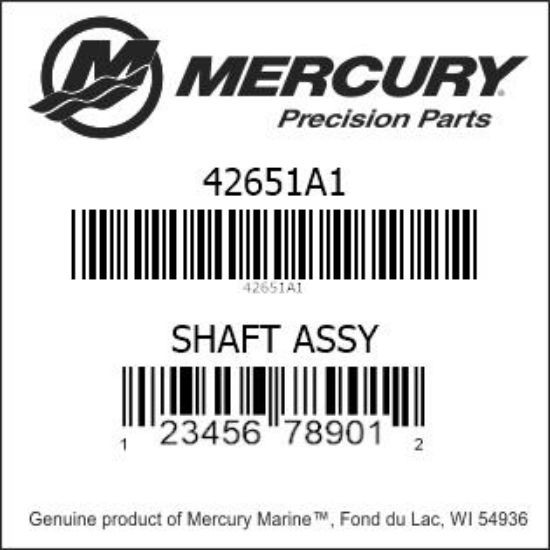 mercury 85868/ 42651a1 - Shaft*