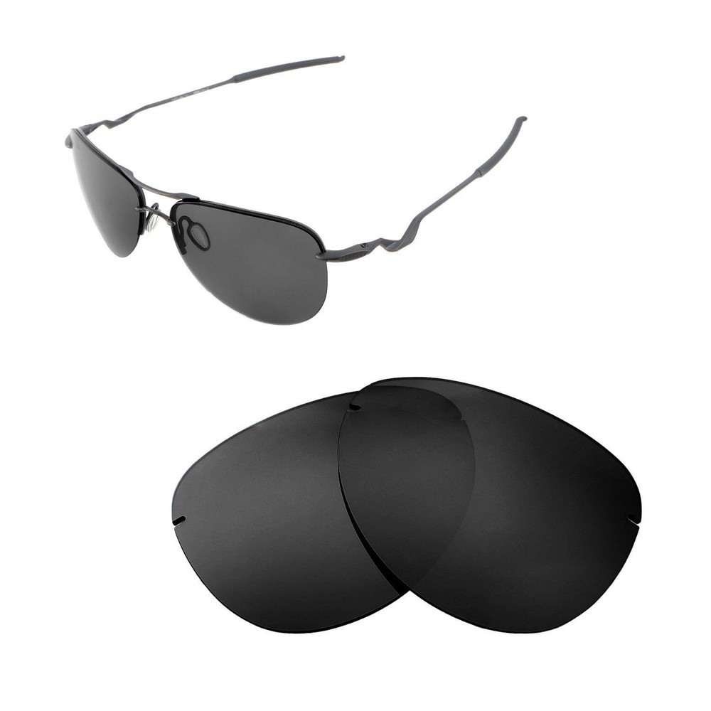 Walleva Black ISARC Polarized Replacement Lenses For Oakley Tailpin Sunglasses
