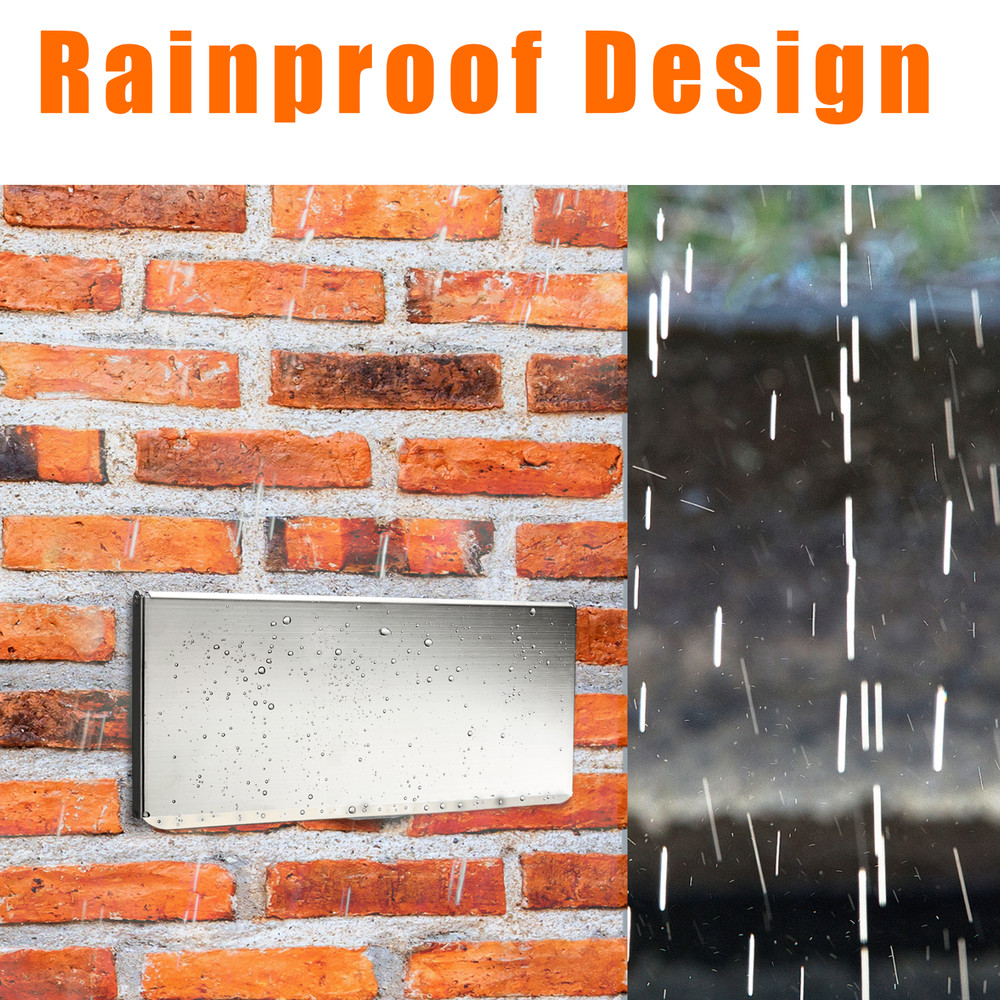 Through-The-Wall Drop Box with Rainproof Cover | Heavy Duty Through Wall Mailbox