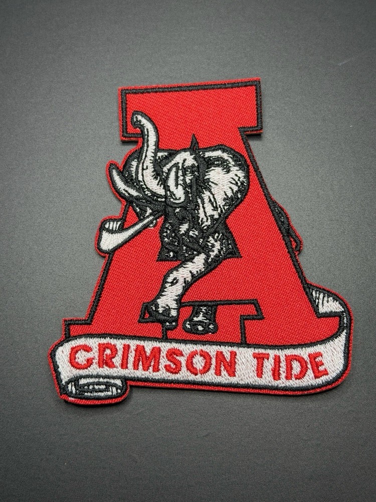 Alabama Crimson Tide Embroidered Iron On Patch