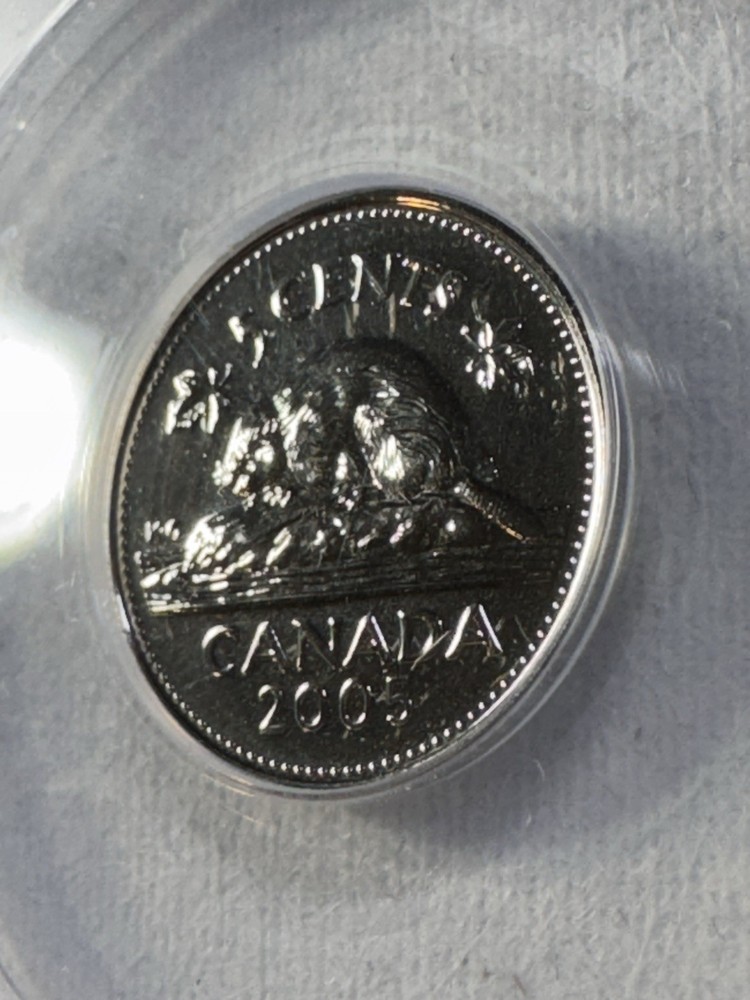 2005-P Canada 5 Cents Graded MS 67 by ANACS