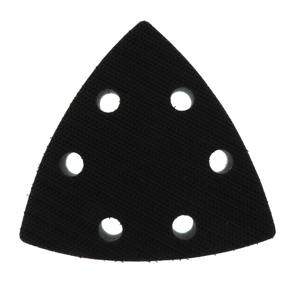 90*90*90mm 6 Hole Triangular Foam Cushion Interface Buffer Pad For Sanding Pads