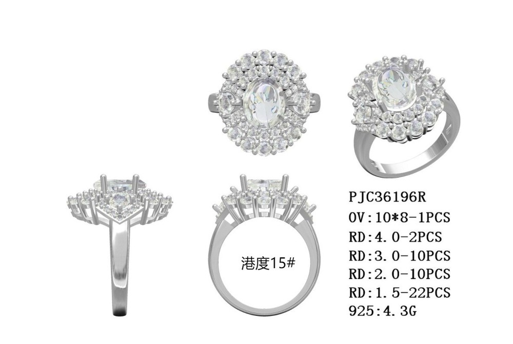 Sterling Silver Semi Mount Ring Setting Oval OV 10x8mm