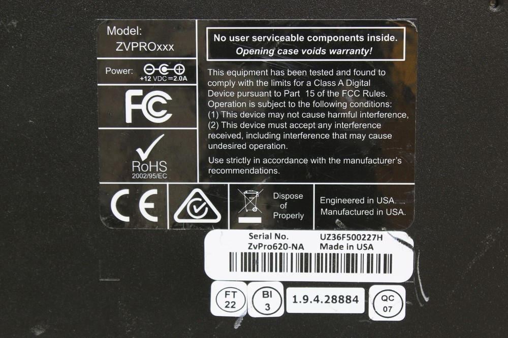 ZeeVee ZvPro 620 Dual-Channel Component/VGA HD Encoder & QAM Modulator